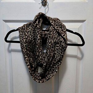 Leopard Print Infinity Scarf